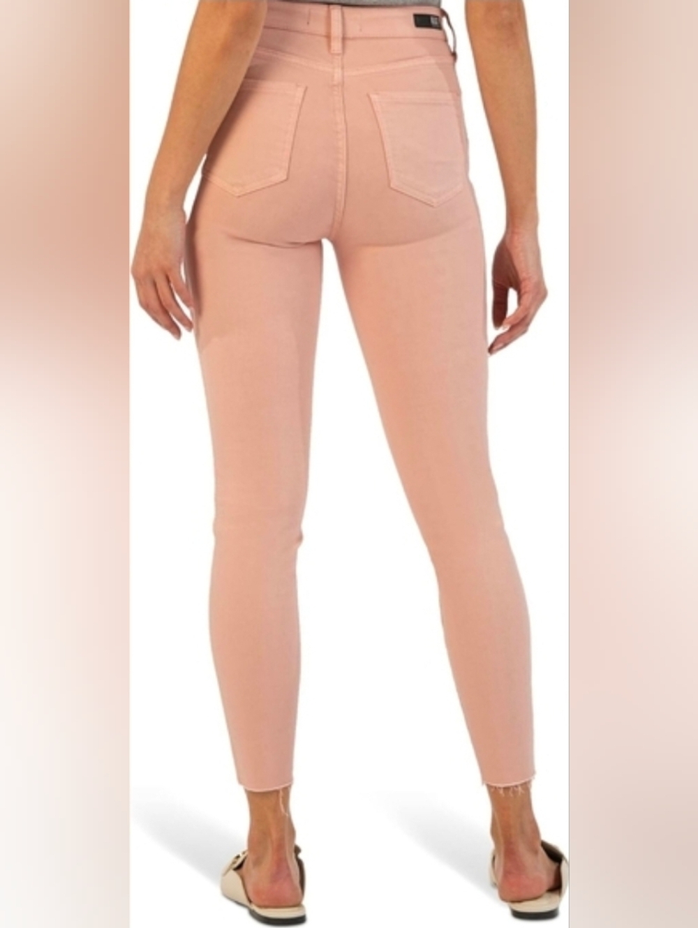 Kut from the Kloth Connie Fab AB Ankle Skinny High Rise Womens Size 6 Color Rose - Picture 2 of 12
